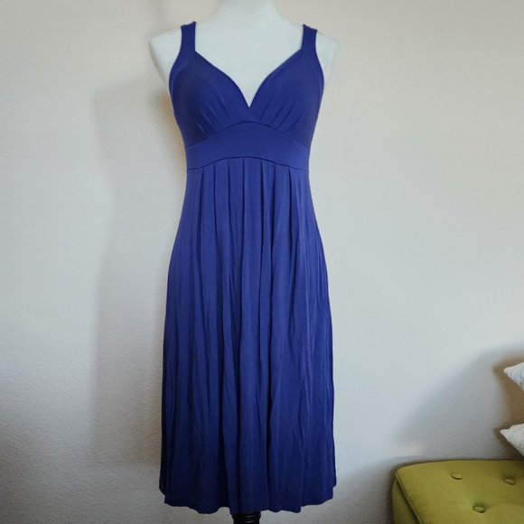Lush Empire Waist Dress - Blue - Small - Picture 1 of 4